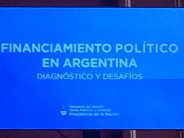 IDEMOE participó del Seminario de Financiamiento Político en Casa Rosada