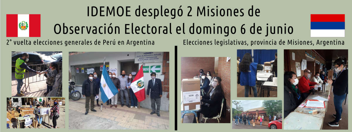 MOE Peru 2 vuelta y Misiones 2021