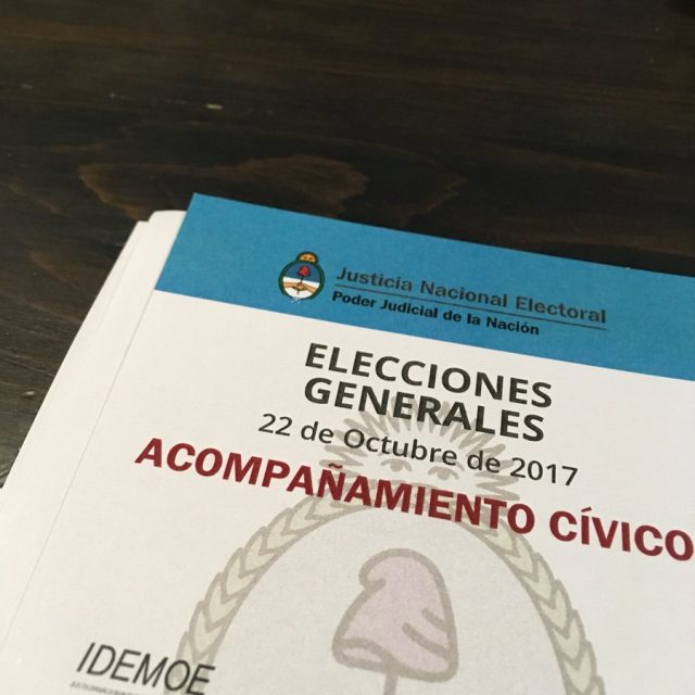 IDEMOE observará las elecciones en todo el país el domingo 22 de octubre