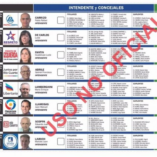 IDEMOE Observará las elecciones en la ciudad de Río Cuarto, Córdoba