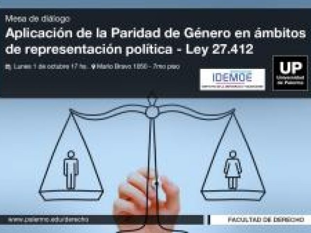 Paridad: Mesa de Diálogo sobre aplicación de la Ley