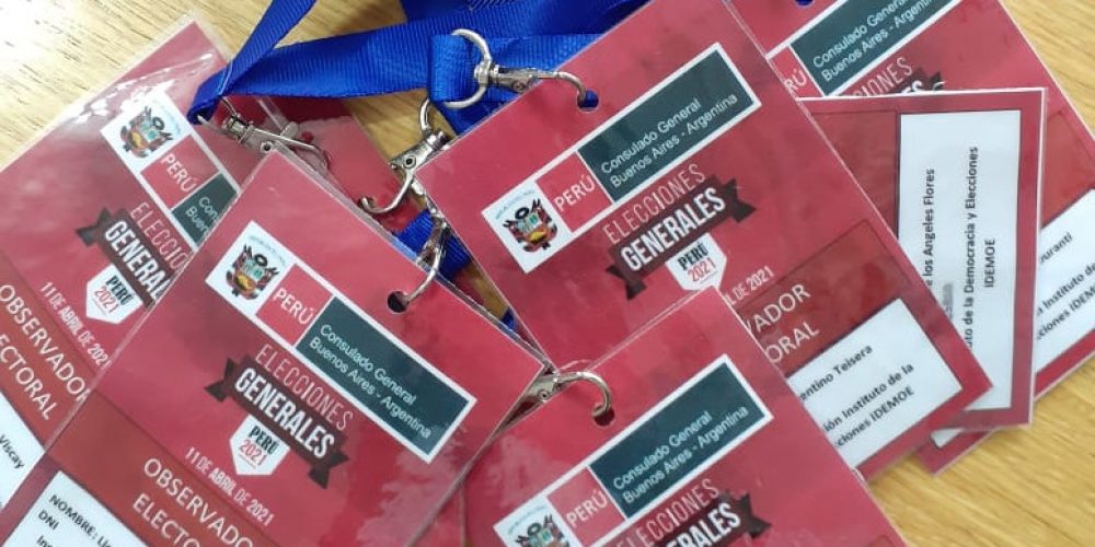 IDEMOE observará las elecciones peruanas en Argentina