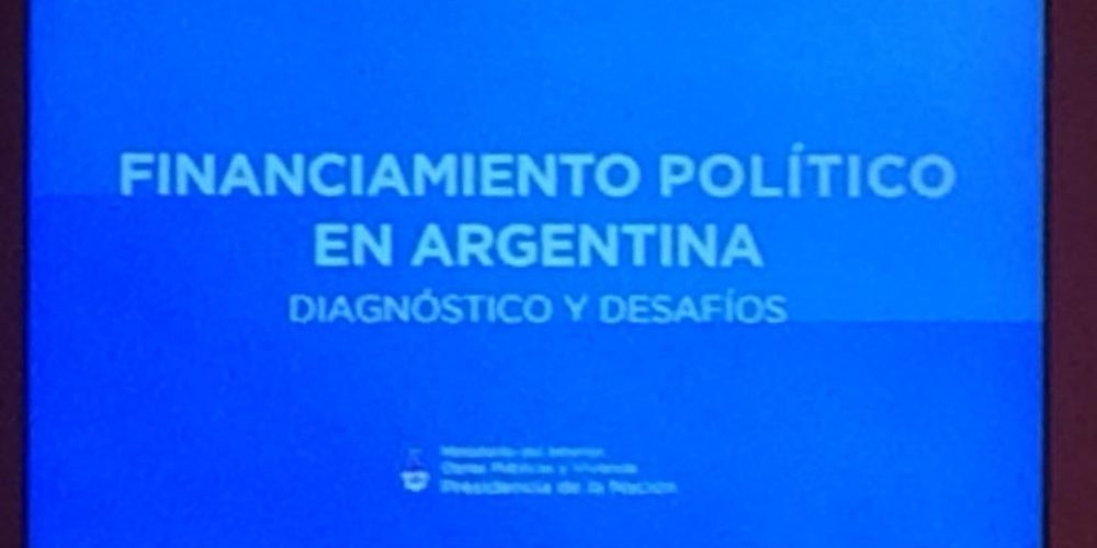 IDEMOE participó del Seminario de Financiamiento Político en Casa Rosada