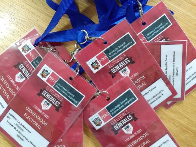 IDEMOE observará las elecciones peruanas en Argentina