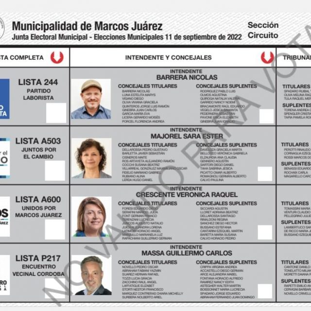 MARCOS JUÁREZ, IDEMOE OBSERVARÁ LAS ELECCIONES MUNICIPALES