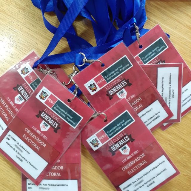 IDEMOE observará las elecciones peruanas en Argentina