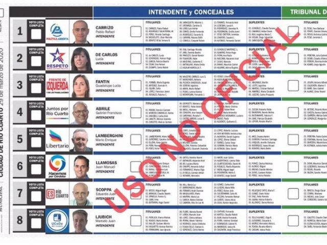 IDEMOE Observará las elecciones en la ciudad de Río Cuarto, Córdoba