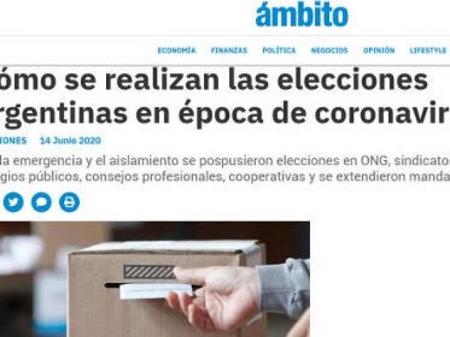 Covid-19 y las elecciones en el tercer sector (ONGs).