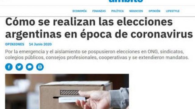 Covid-19 y las elecciones en el tercer sector (ONGs).