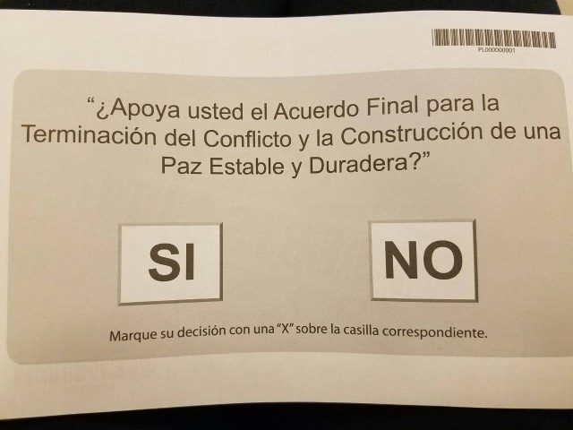 Plebiscito Colombia 2016